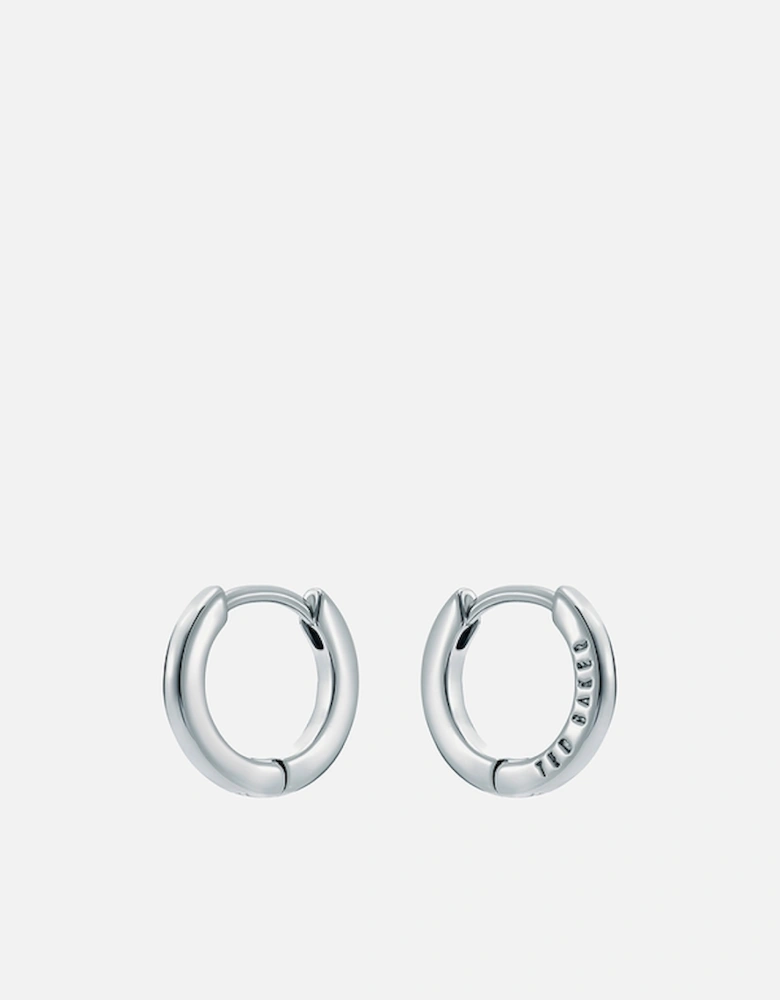 Crislie Silver-Plated Hoop Earrings