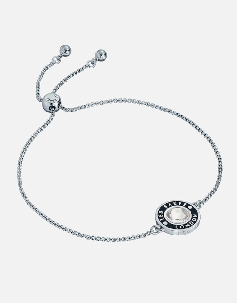 Cherla Button Silver-Plated Bracelet