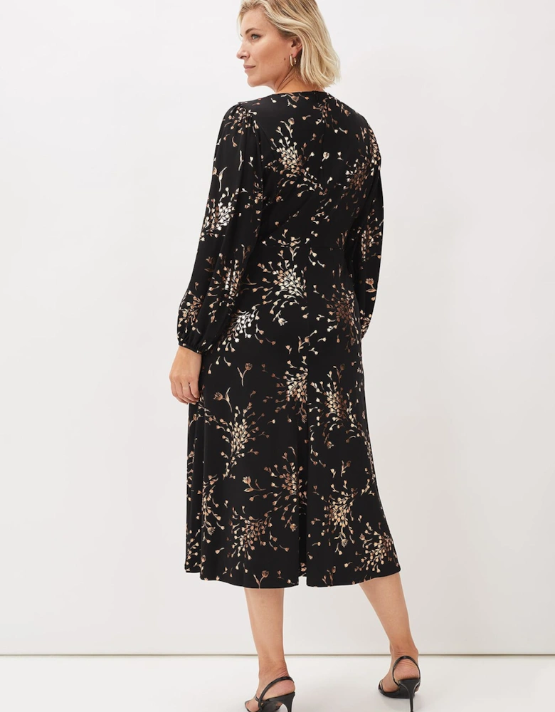 Jacinta Floral Foil Dress