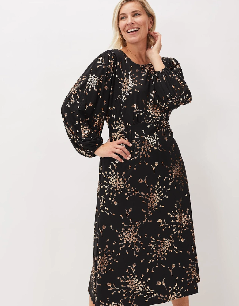 Jacinta Floral Foil Dress