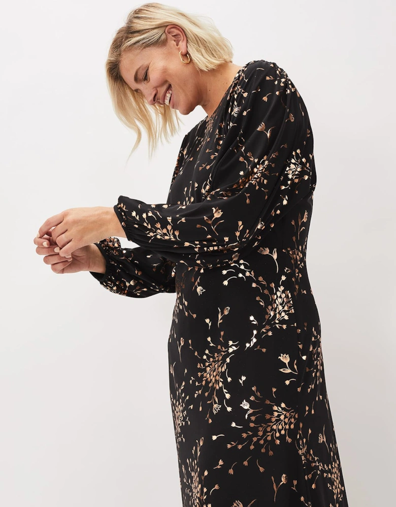 Jacinta Floral Foil Dress