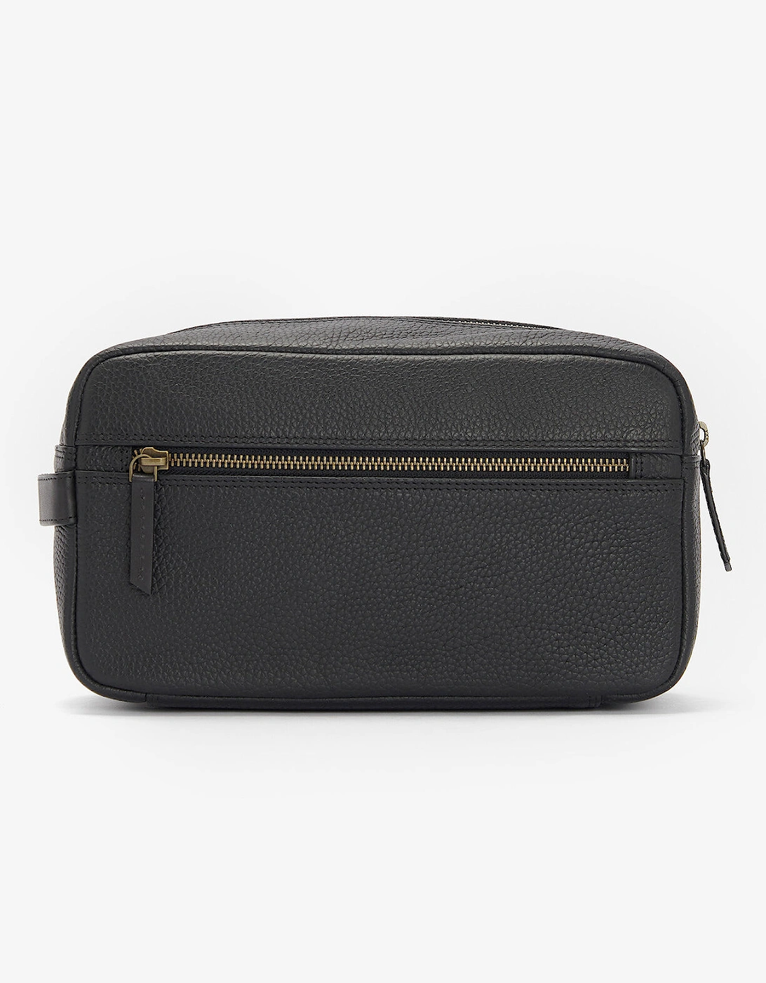 HIGHGATE LEATHER Mens Wash Bag Black