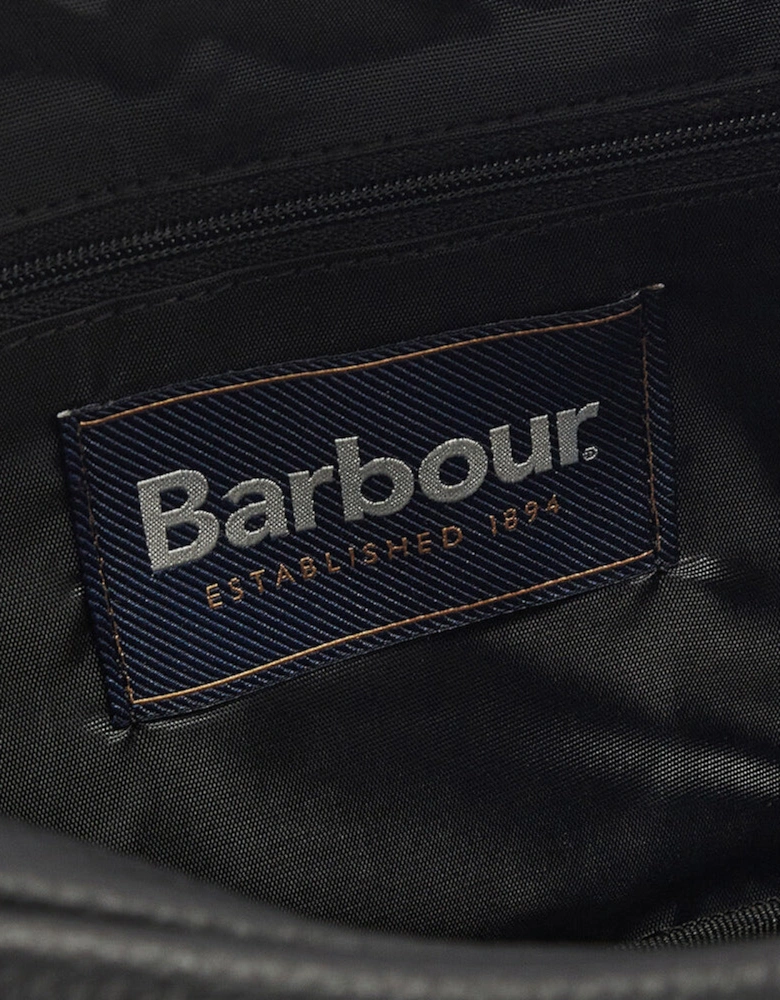 HIGHGATE LEATHER Mens Wash Bag Black