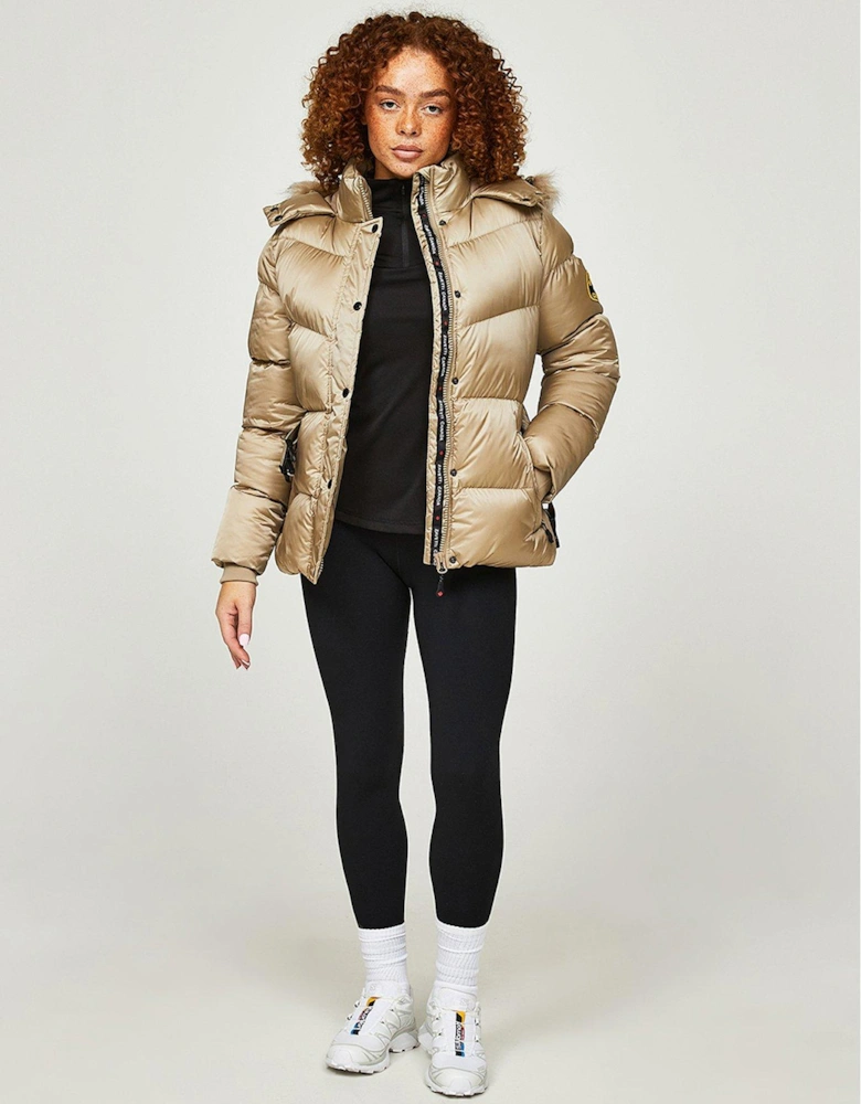 Okawa Padded Jacket - Beige