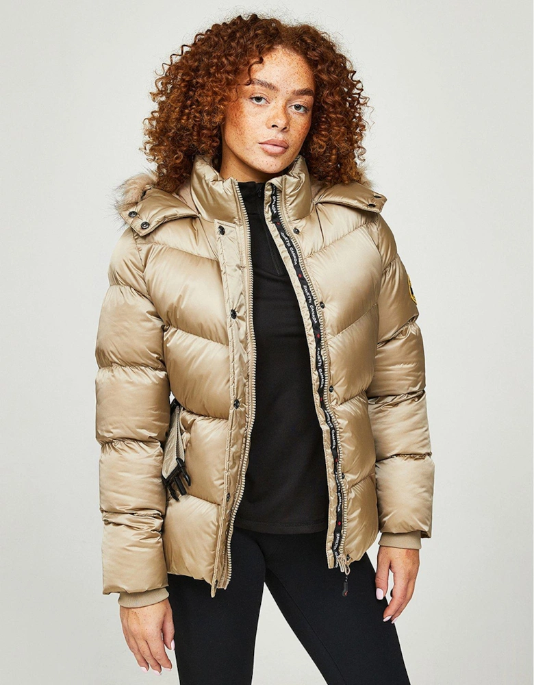 Okawa Padded Jacket - Beige