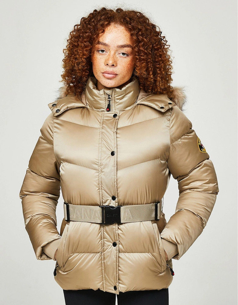 Okawa Padded Jacket - Beige