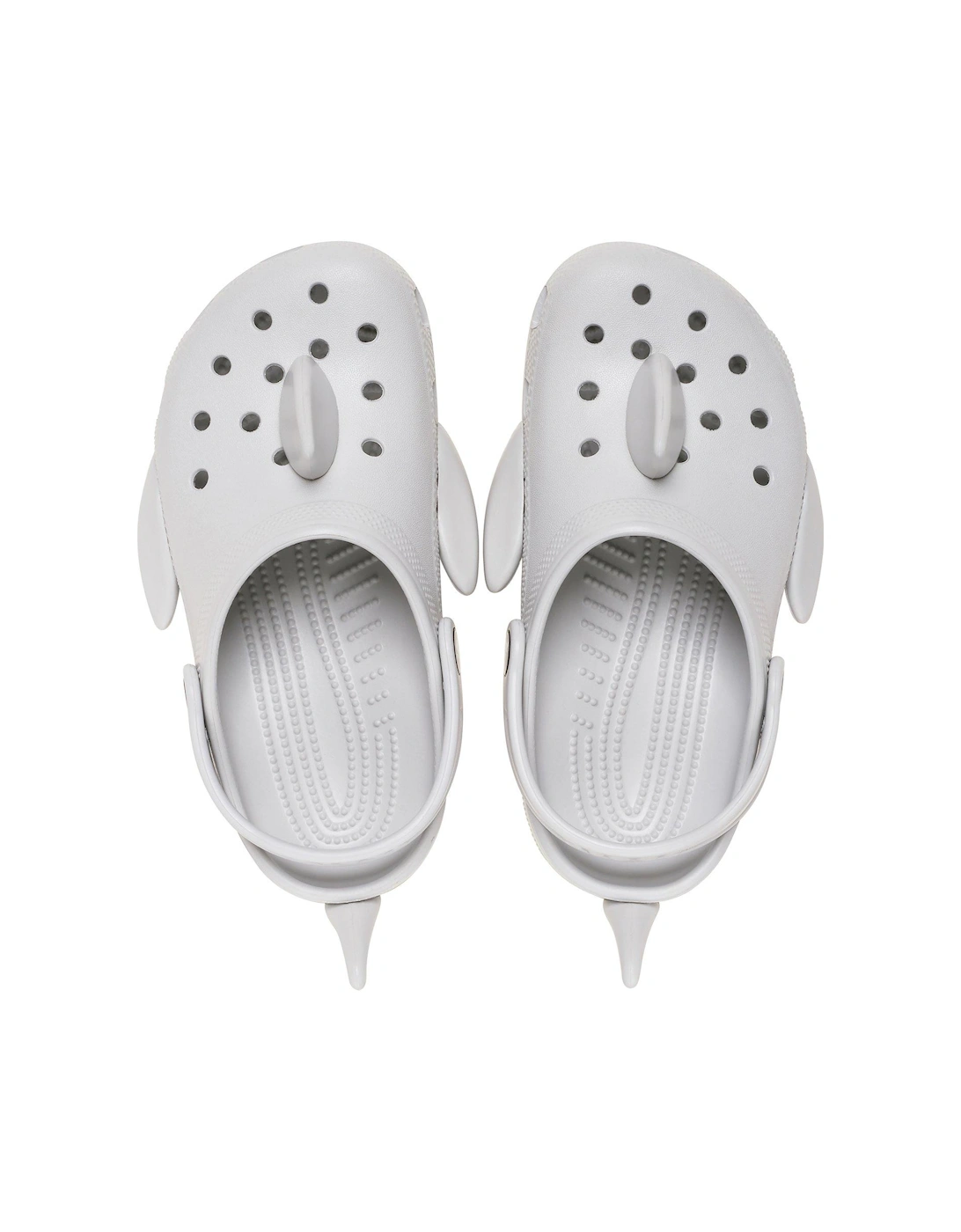 Kids Classic Iam Shark Clog - Light Grey