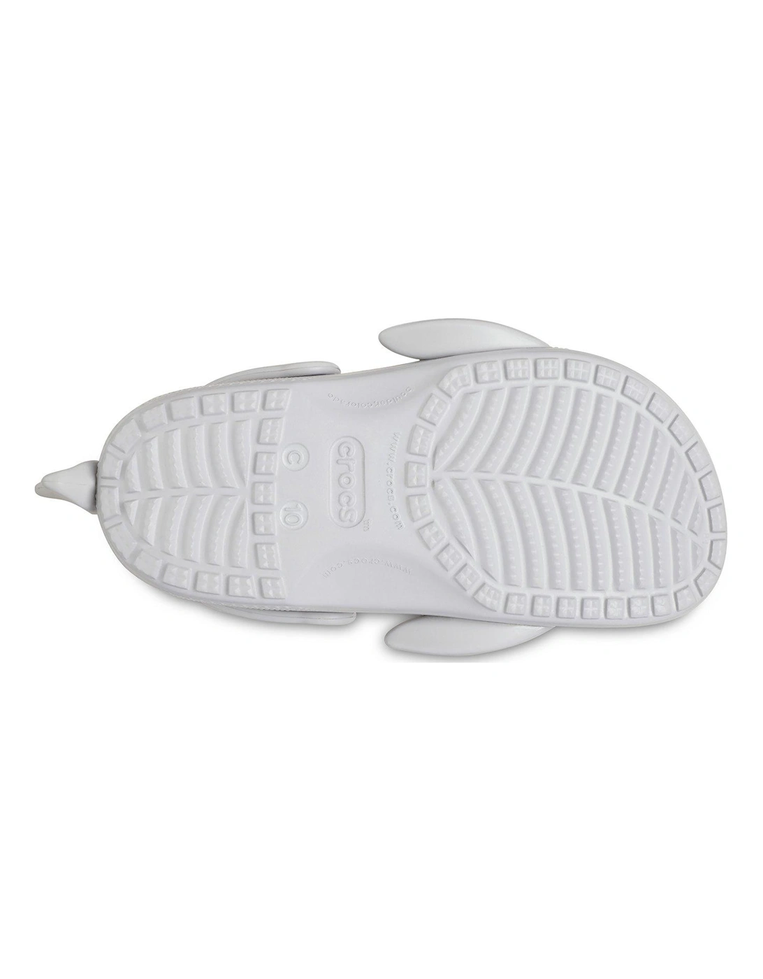 Kids Classic Iam Shark Clog - Light Grey