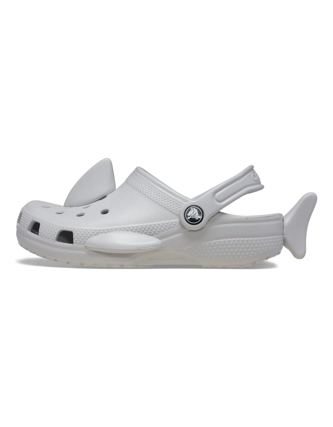 Kids Classic Iam Shark Clog - Light Grey