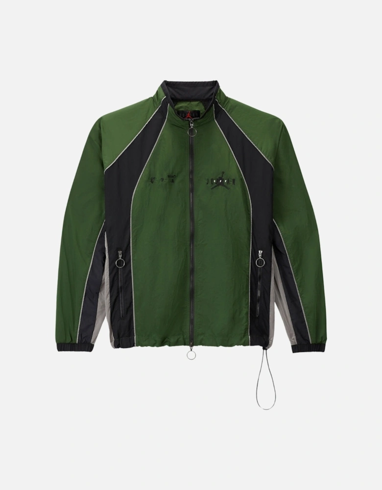 X Nike Jordan Logo Green Track Jacket