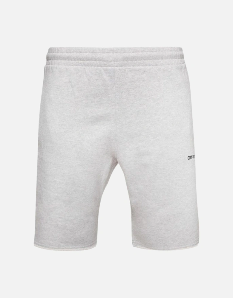 Diag Outline Grey Jogg Shorts