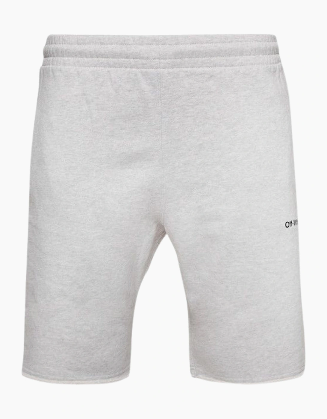 Men's Off-White Diag Outline Grey Jogg Shorts - Size: 35/34/32