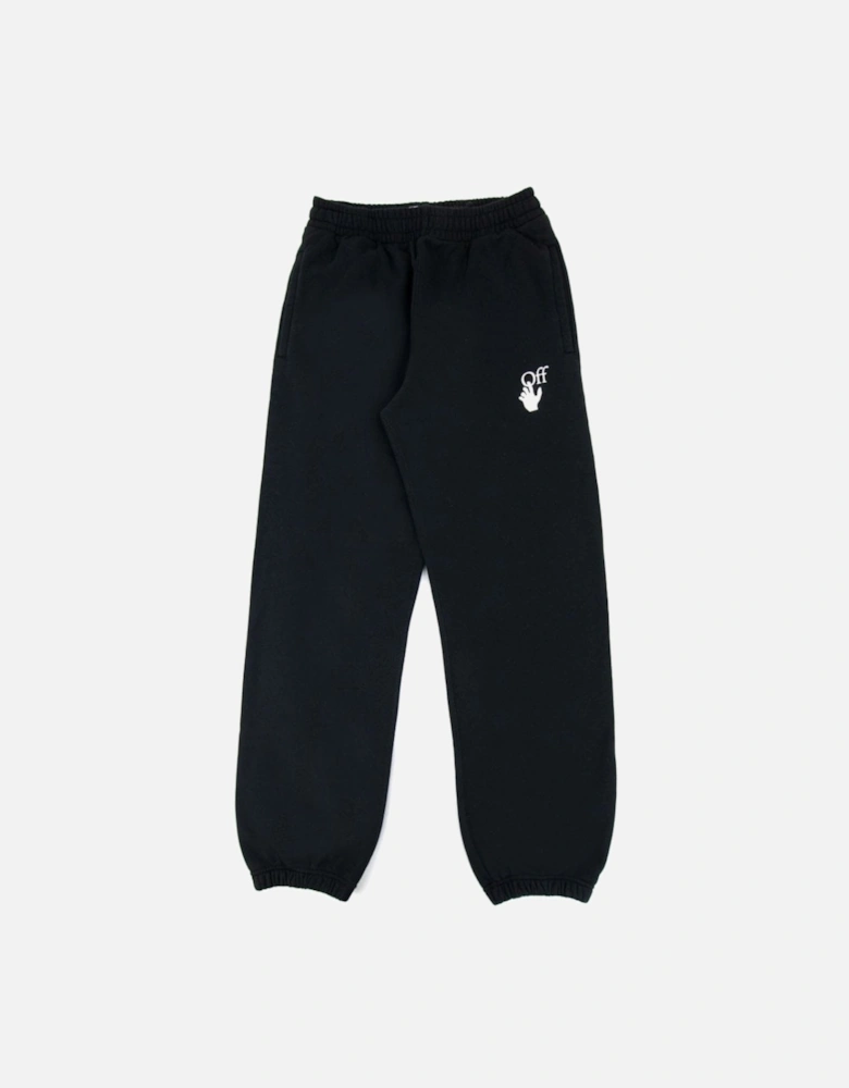 Hand Off Slim Cuffed Black Sweatpants