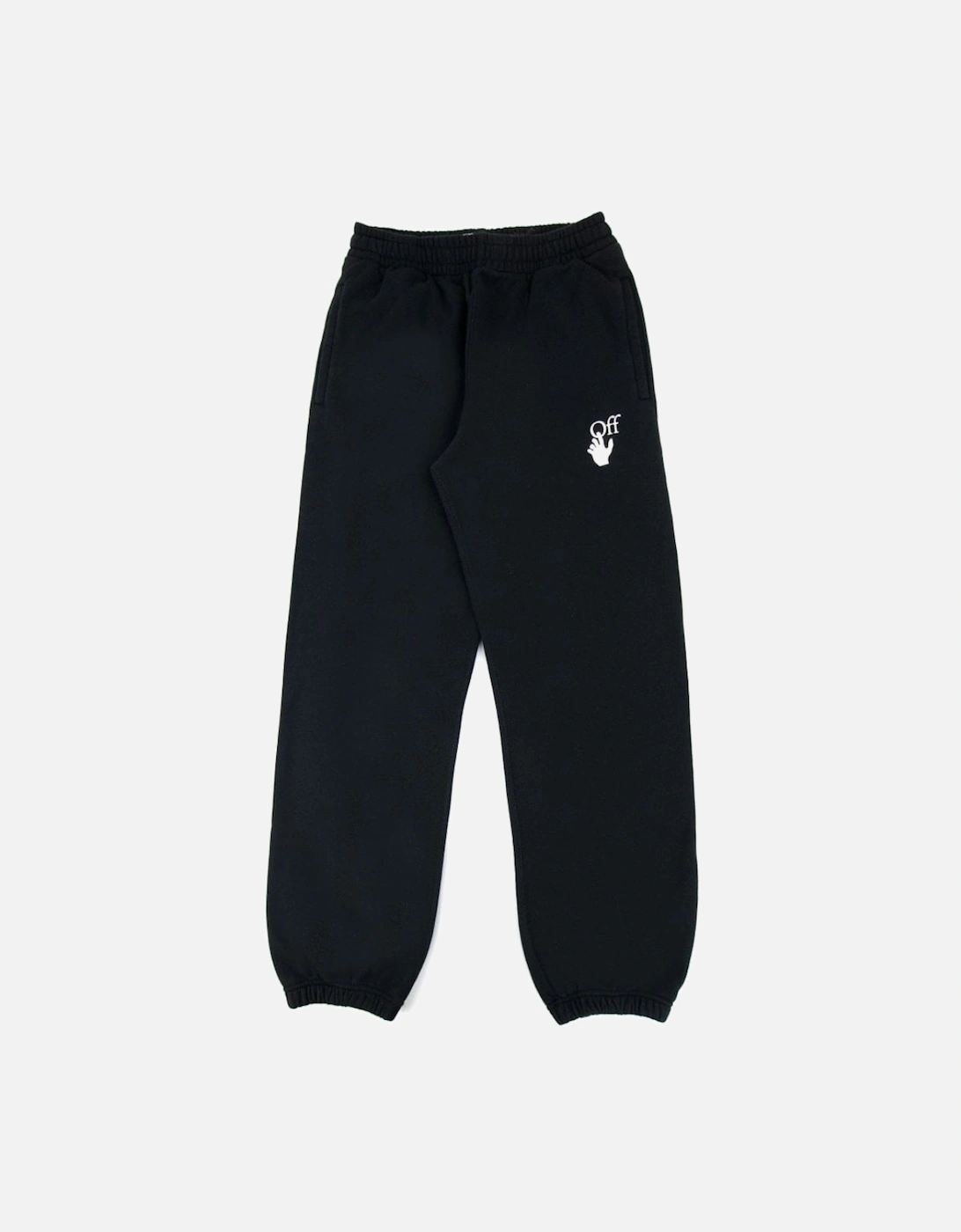 Hand Off Slim Cuffed Black Sweatpants, 3 of 2