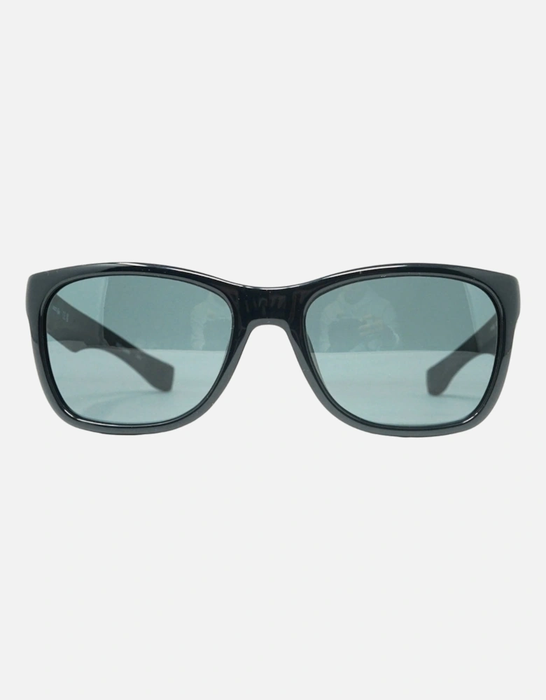 Grey Polarized Lens Black Sunglasses