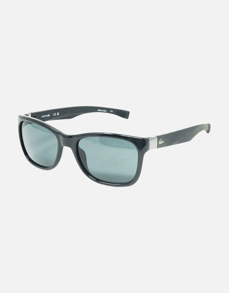 Grey Polarized Lens Black Sunglasses