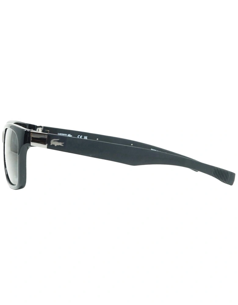 Grey Polarized Lens Black Sunglasses