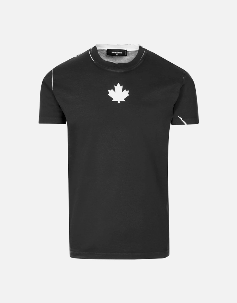 Cool Fit Team Logo Black T-Shirt