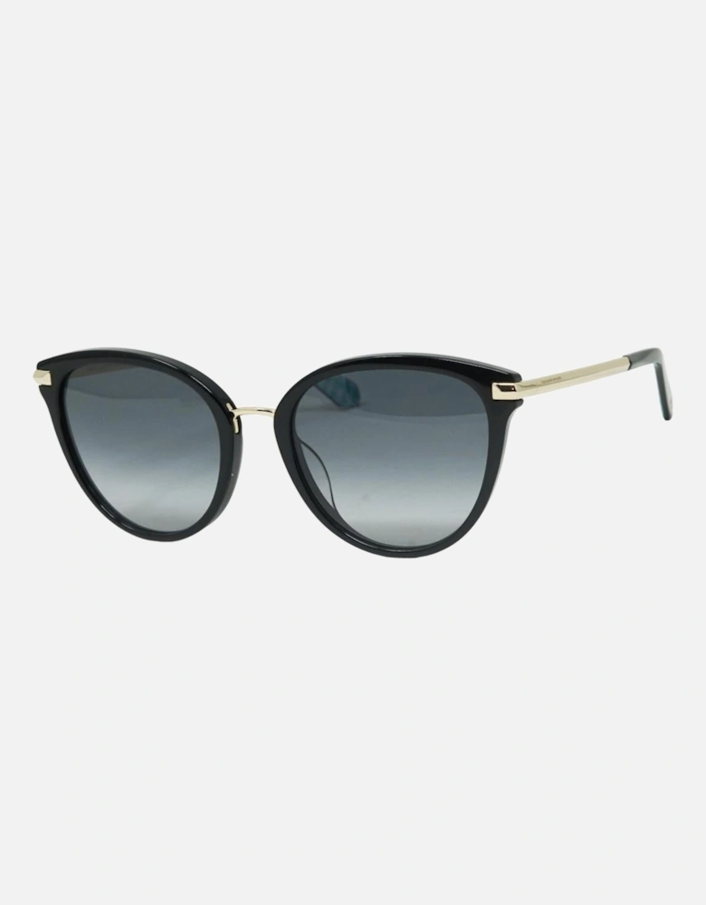 Grey Shaded Lens Black Sunglasses