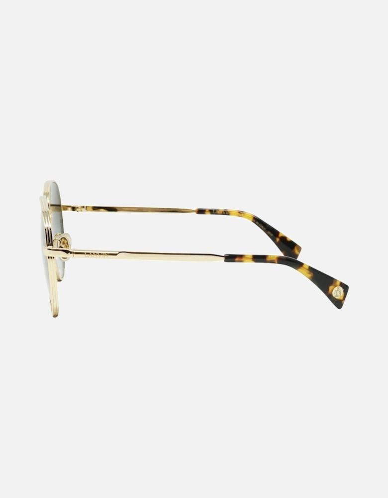 Gradient Grey Lens Gold Sunglasses