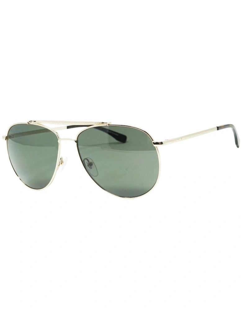 Grey Polarized Lens Gold Sunglasses