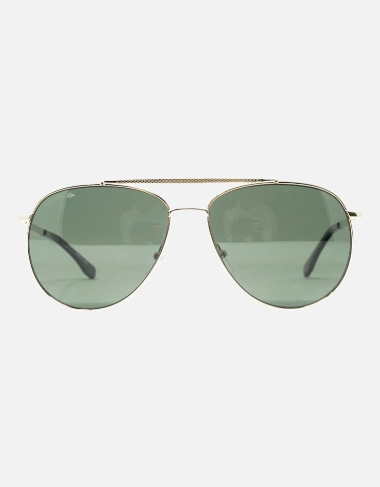 Grey Polarized Lens Gold Sunglasses