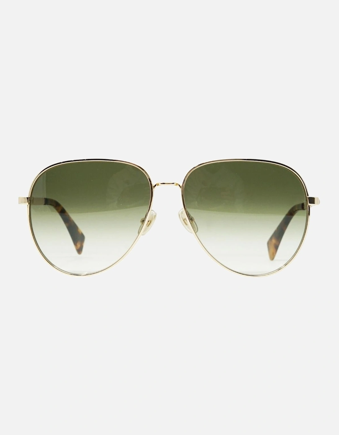 Gradient Green Lens Gold Sunglasses, 4 of 3