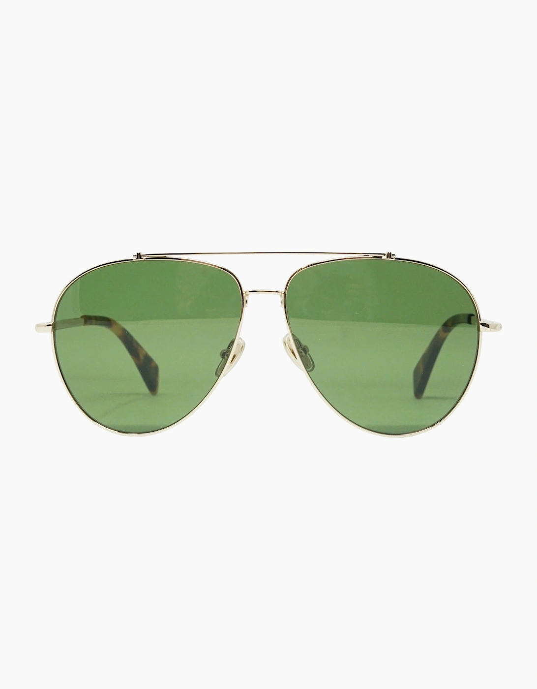 Men's Lanvin Green Lens Gold Sunglasses - Size: ONE size