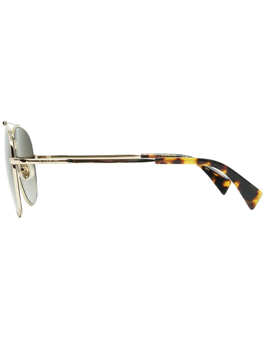 Grey Gradient Lensed Gold Sunglasses