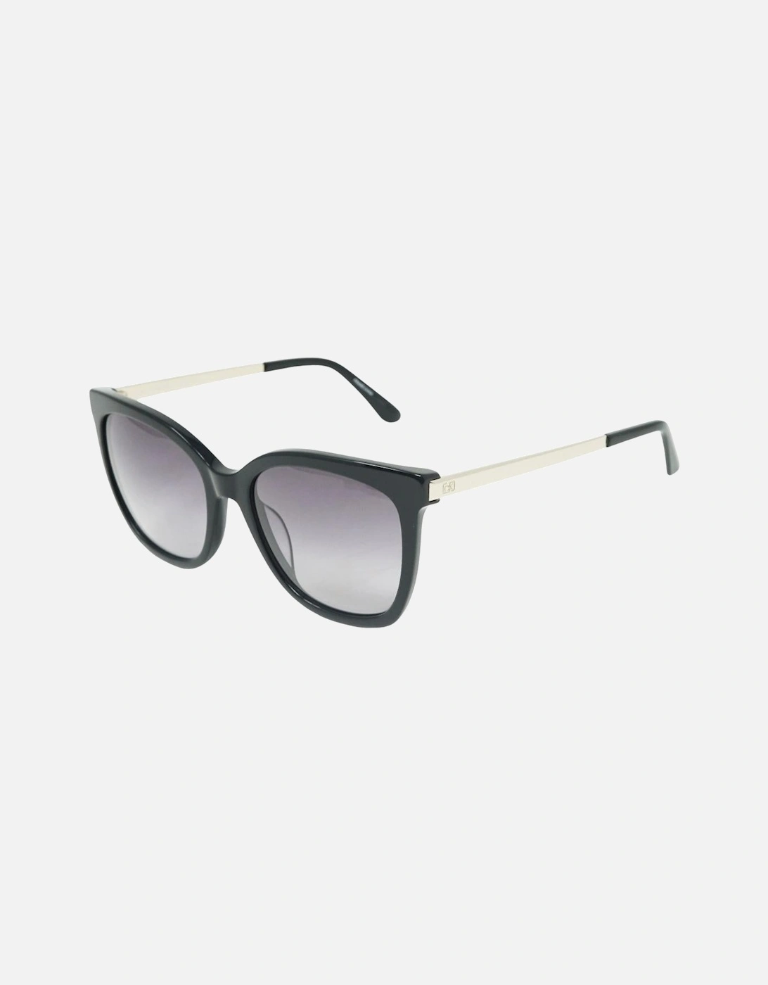 Grey Gradient Lens Black Sunglasses