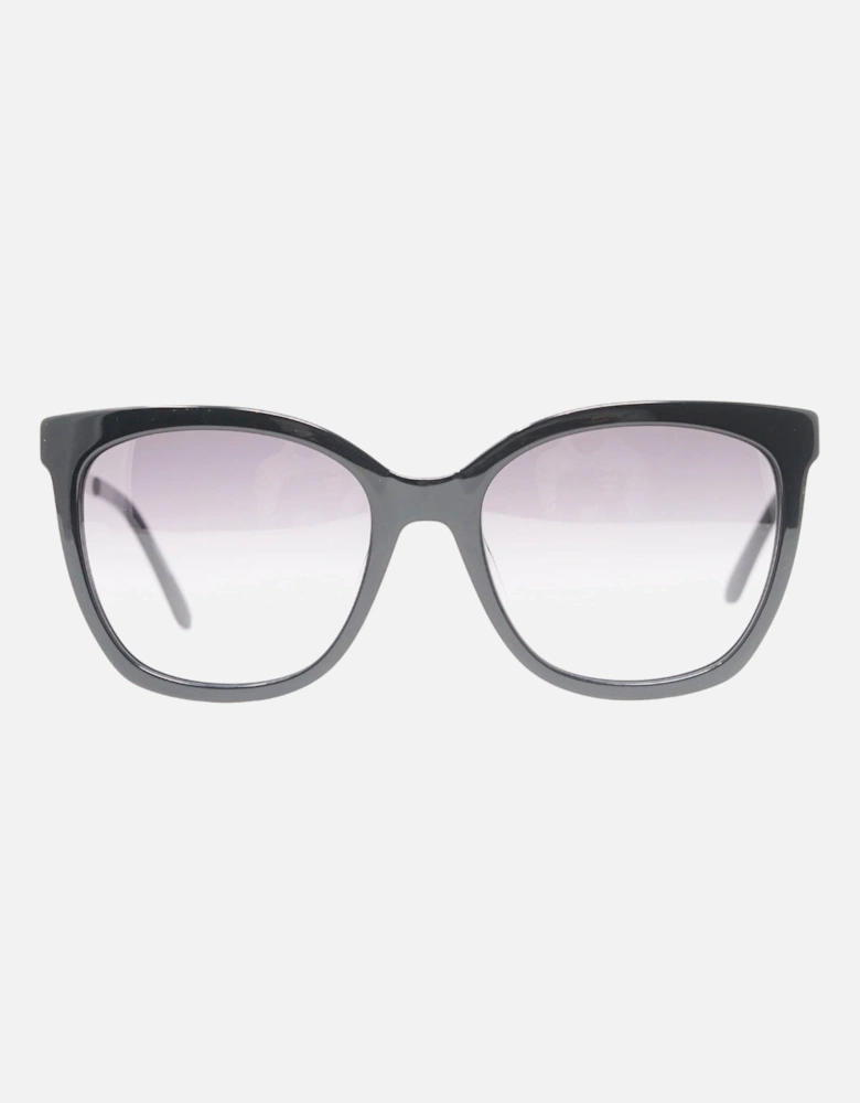 Grey Gradient Lens Black Sunglasses