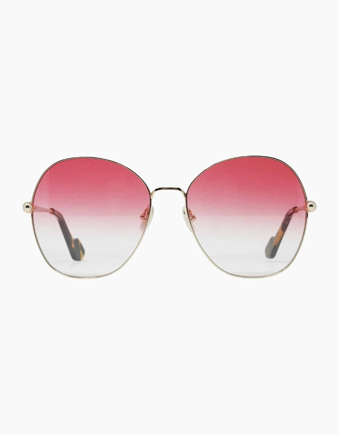 Men's Lanvin Gradient Coral Lens Gold Sunglasses - Size: ONE size