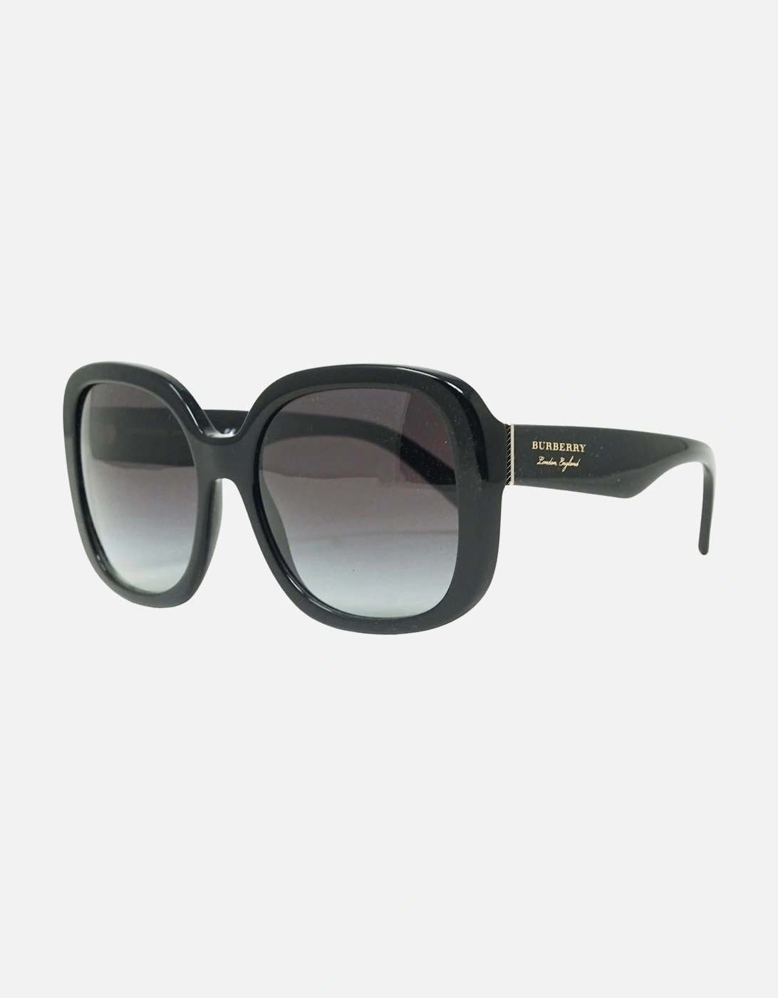 Grey Gradient Lens Black Sunglasses