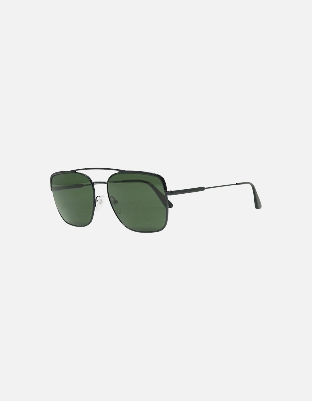 Green Lens Black Sunglasses