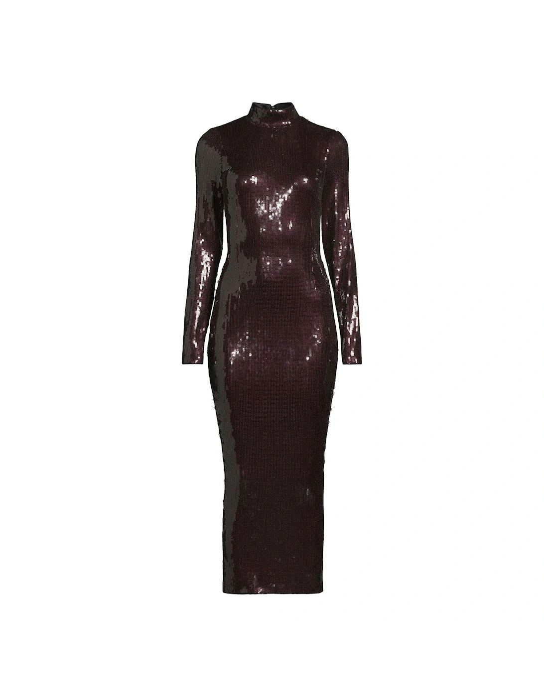 Sequin Midaxi Dress - Blackberry