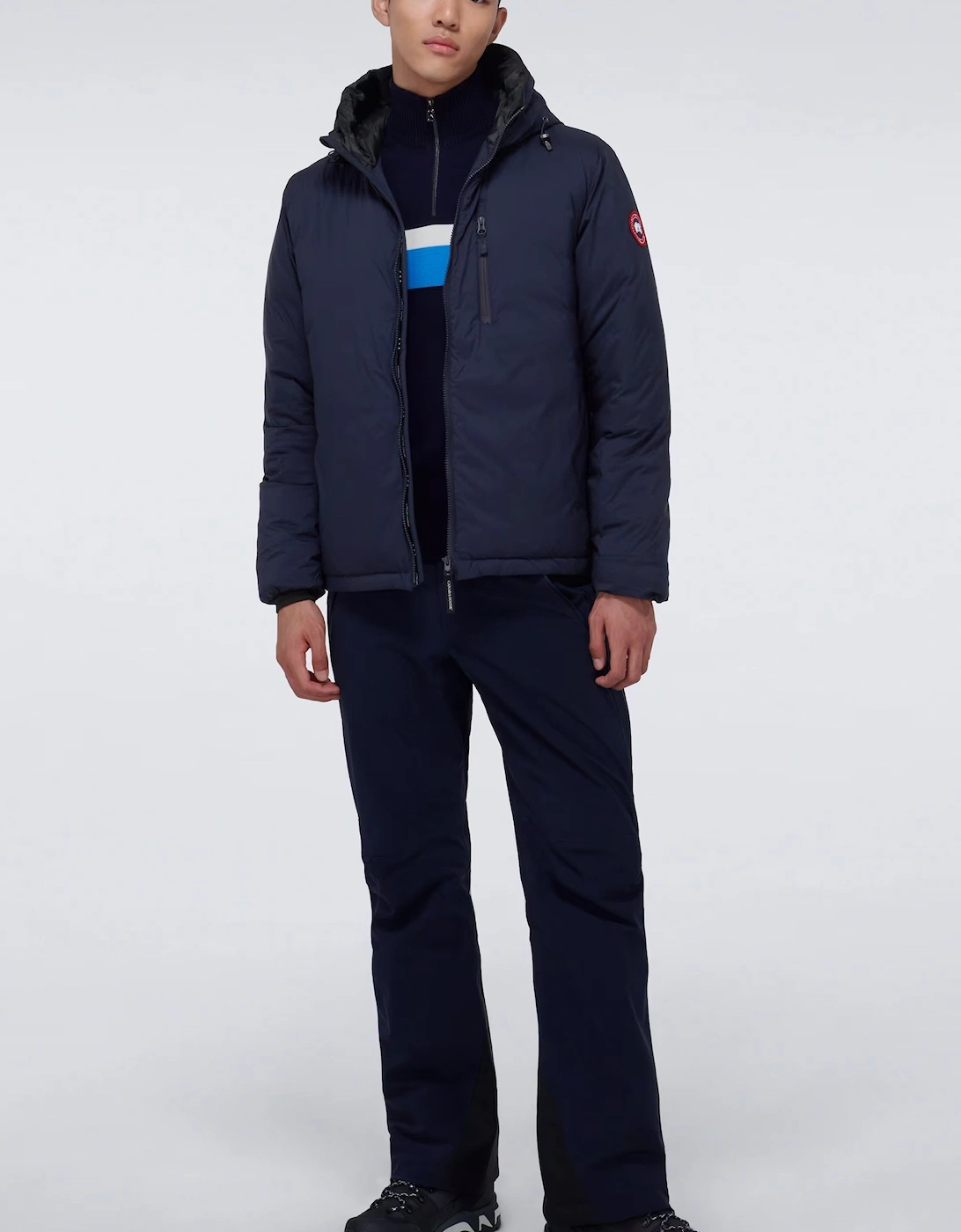 Lodge Hooded Jacket Navy