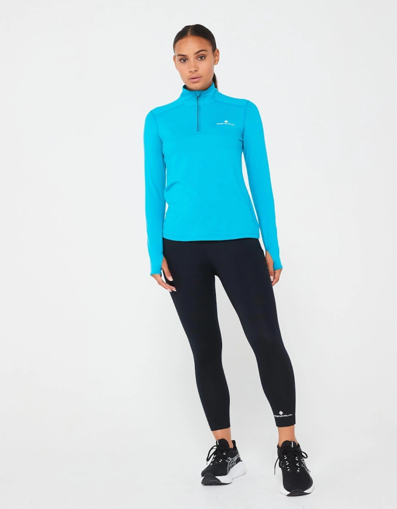 Womens Core Running Crop Tight -black