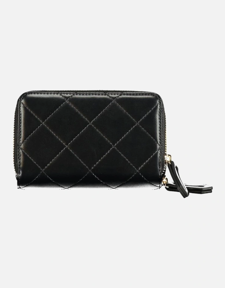 Leather Crossbody Shoulder Bag Women - Black Wallets