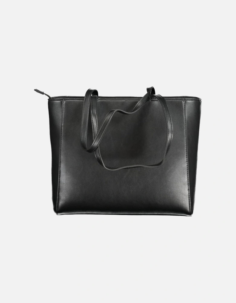 Black Polyethylene Handbag Women