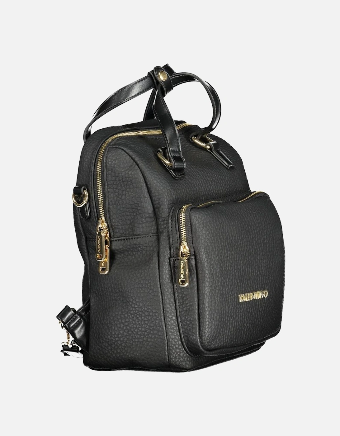 Black Polyethylene Backpack Women