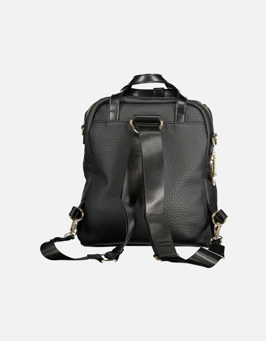 Black Polyethylene Backpack Women