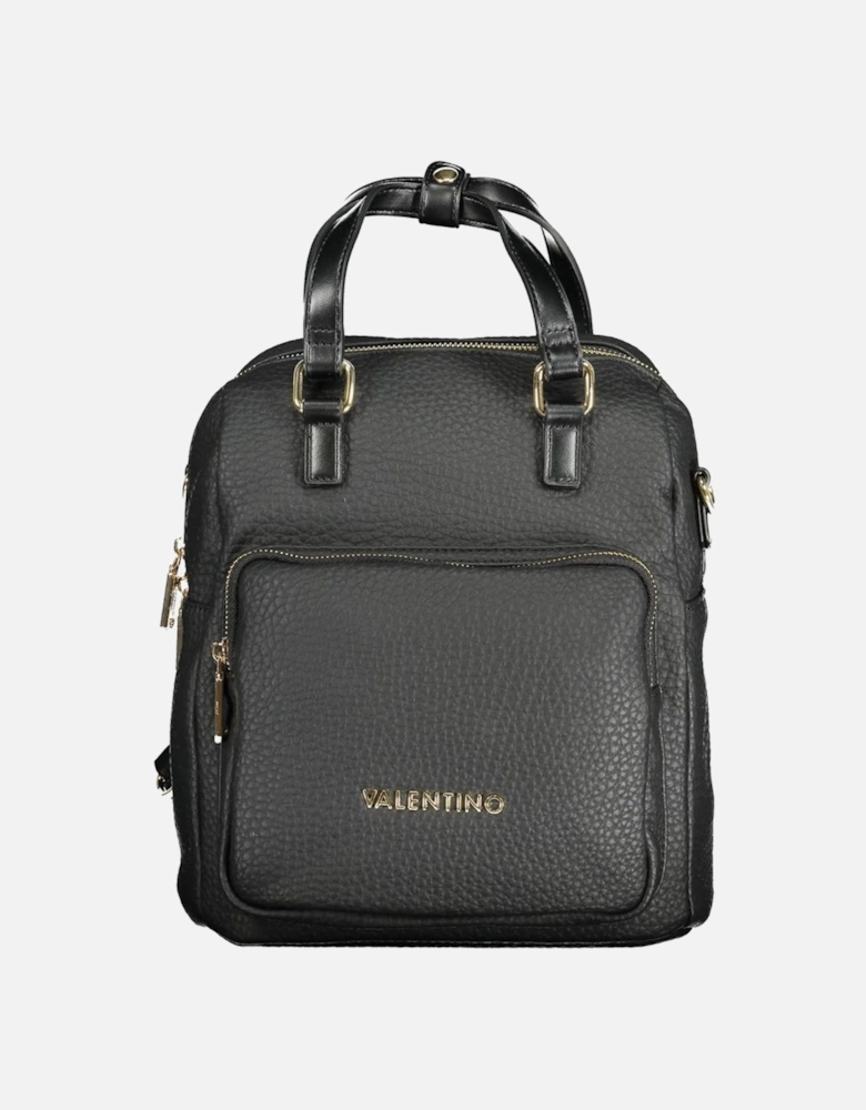 Black Polyethylene Backpack Women