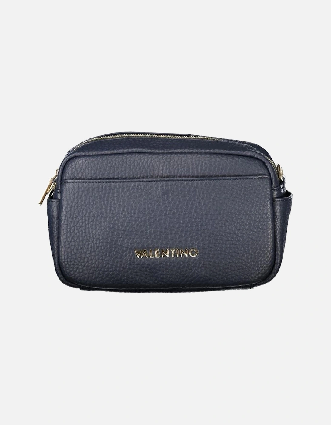 Valentino Womens Polyethylene Handbag with Textured Finish - Blue - Size: ONE size - Love the Sales
