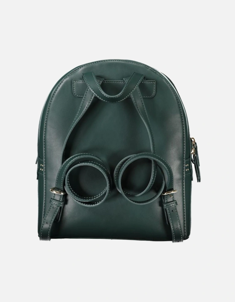 Green Polyethylene Backpack Women