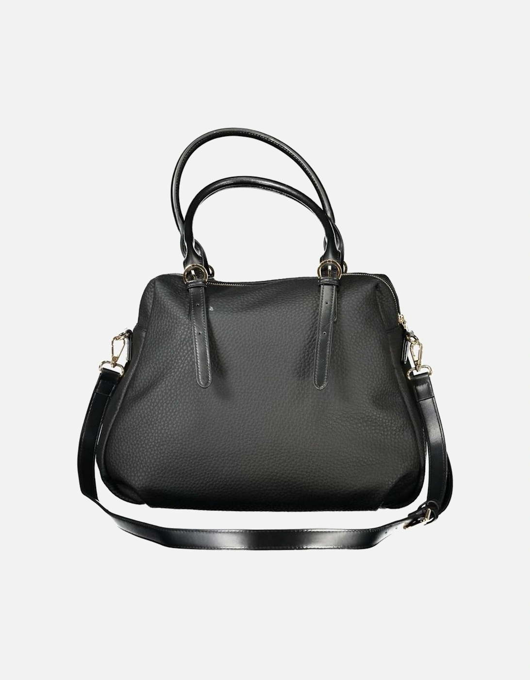 Black Polyethylene Handbag Women