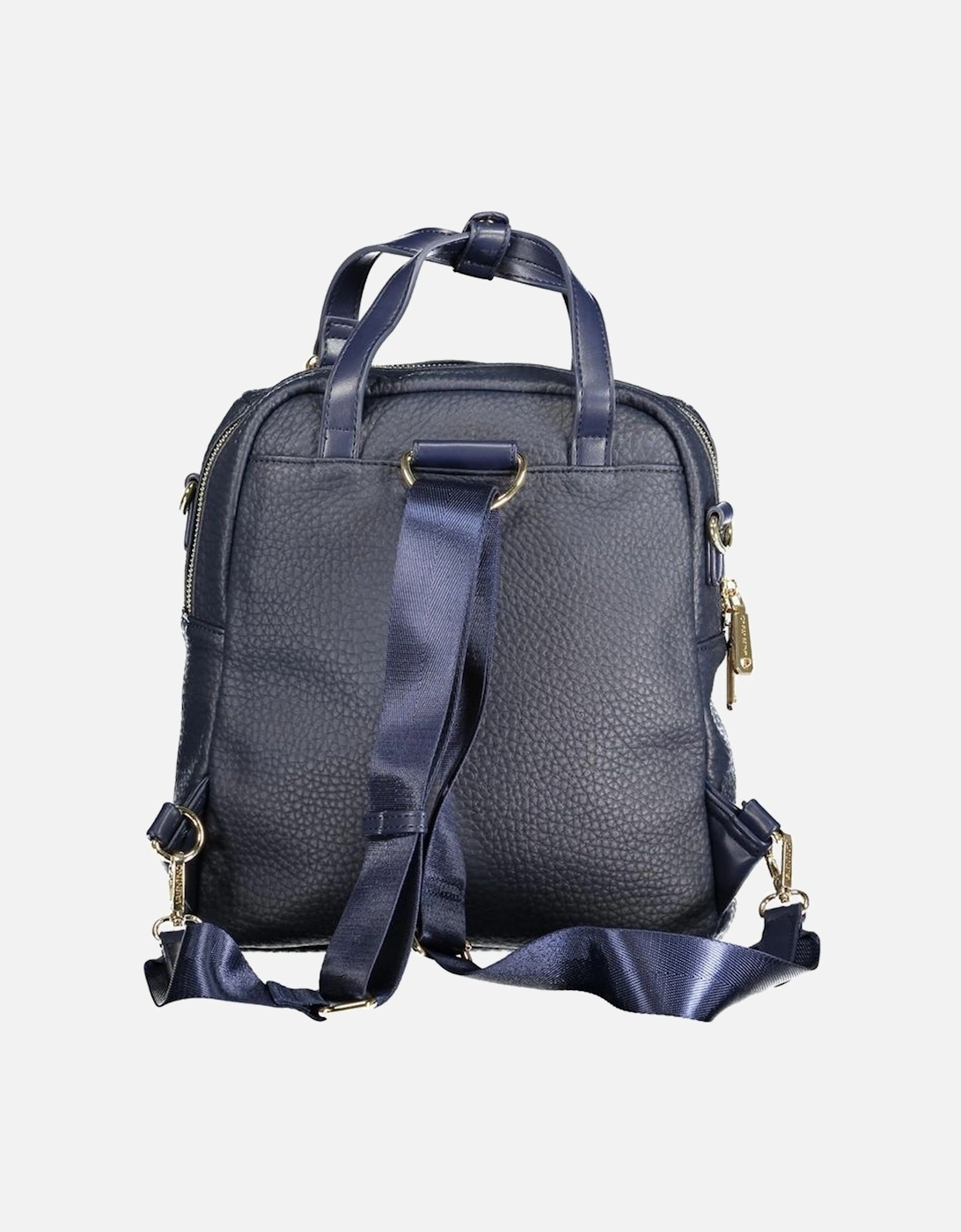 Blue Polyethylene Backpack Women