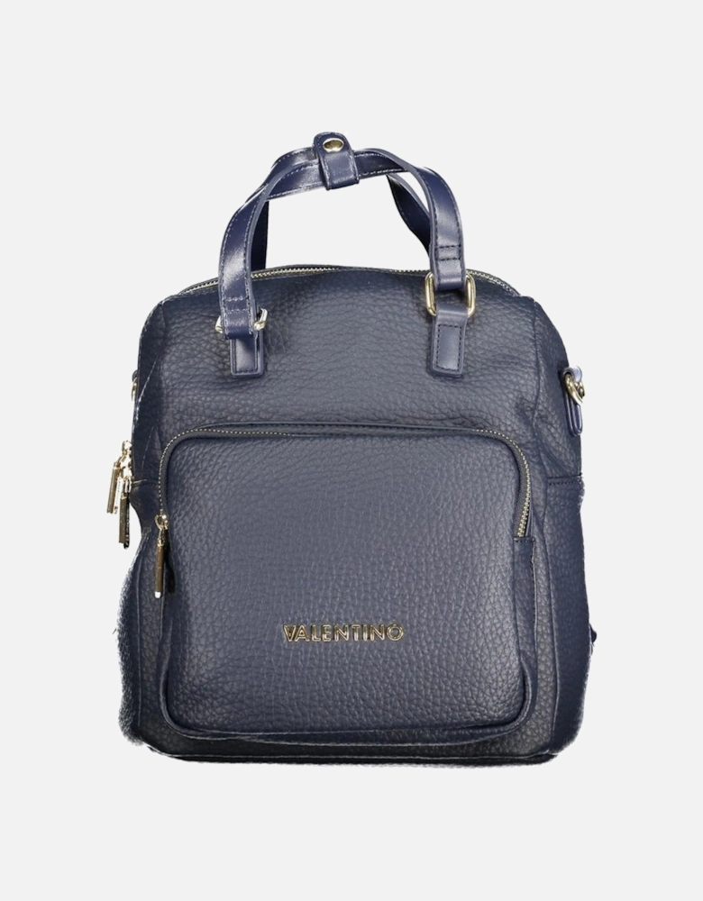 Blue Polyethylene Backpack Women