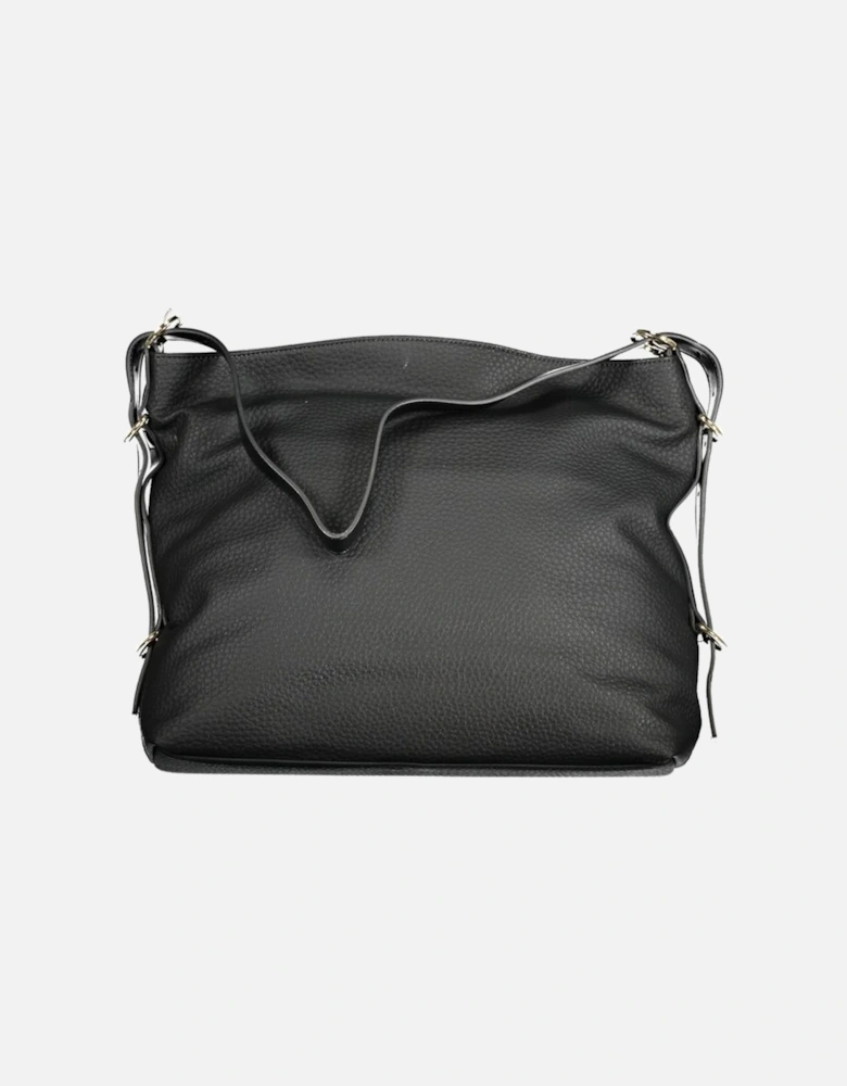 Black Polyethylene Handbag Women