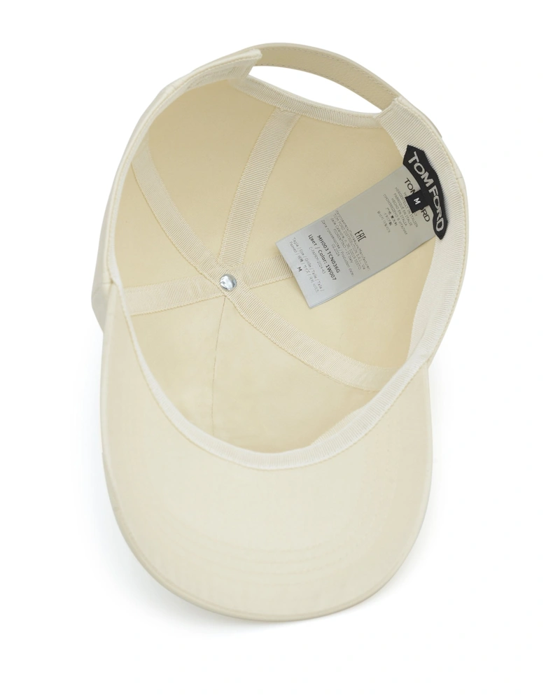 Canvas + Leather Cap Beige