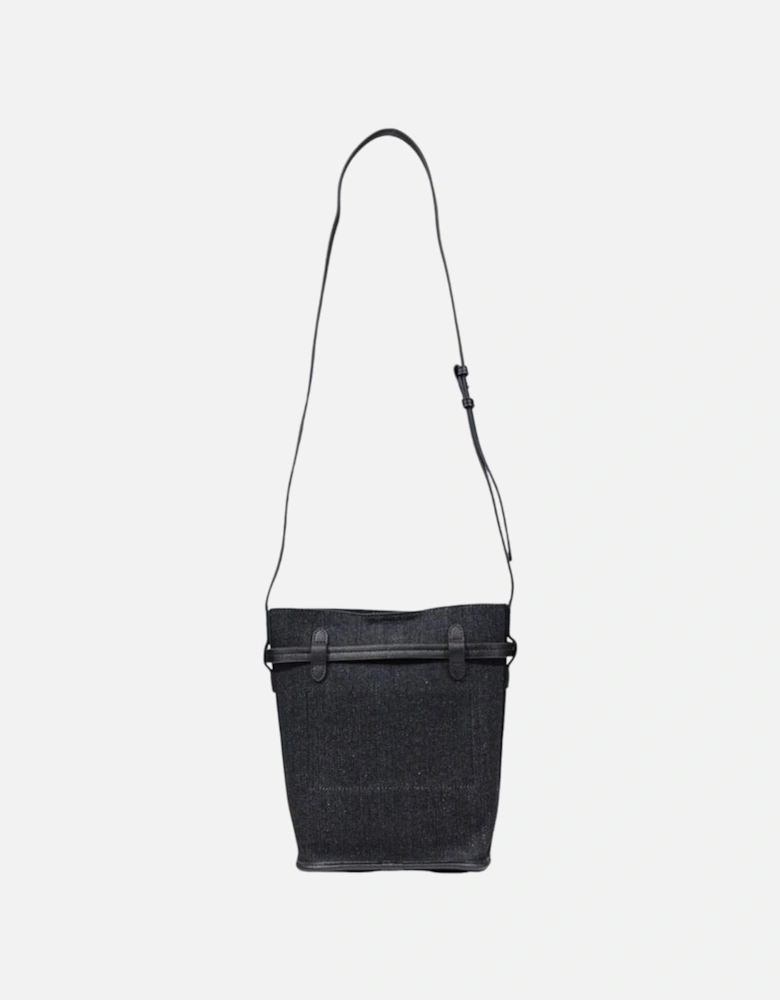 Luxury Cotton-Polyester Blend Designer Handbag Women - Black